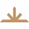Ekena Millwork Saratoga Timber Gable Bracket, Western Red Cedar, 60"W x 32"H x 3 1/2"D x 5 1/2"F, 13/12 Pitch GBW060X32X0406SAR00SWR - alternate 1